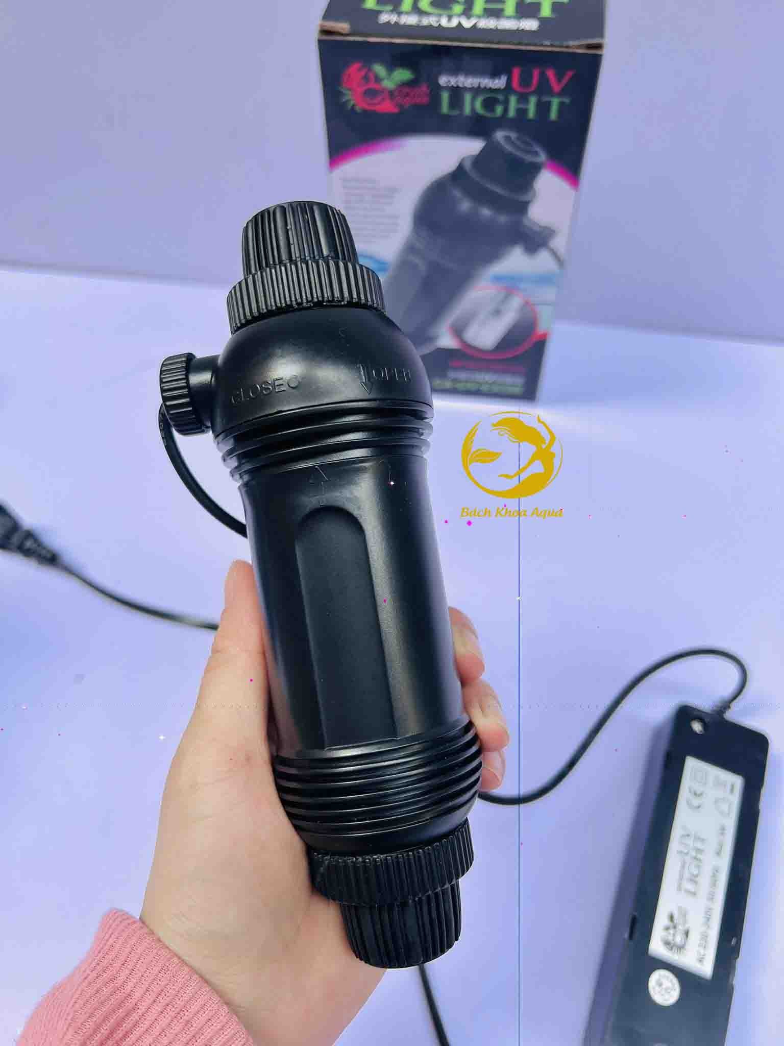 Đèn UV Crab Aqua ( CA-UV-EX5W ) diệt rêu tảo khử khuẩn cho bể cá